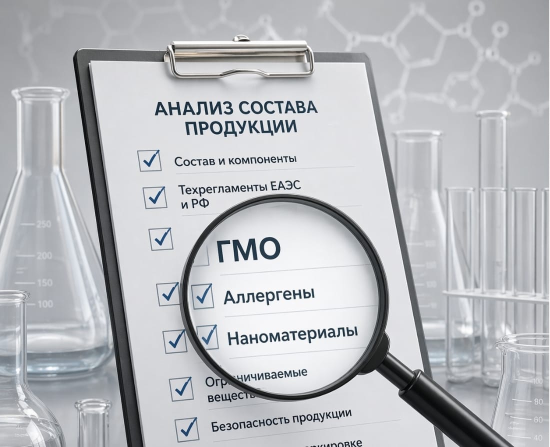 Анализ состава продукции