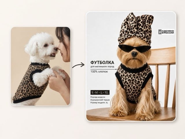 Пример работы 1 до/после