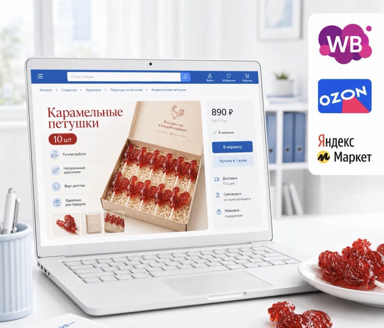 Дизайн карточки товара