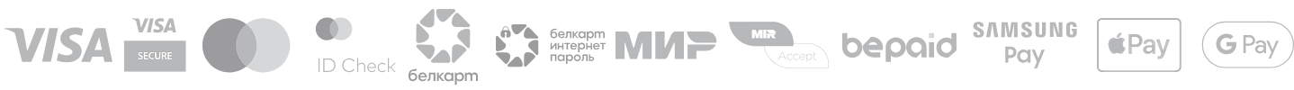 Логотипы платёжных систем